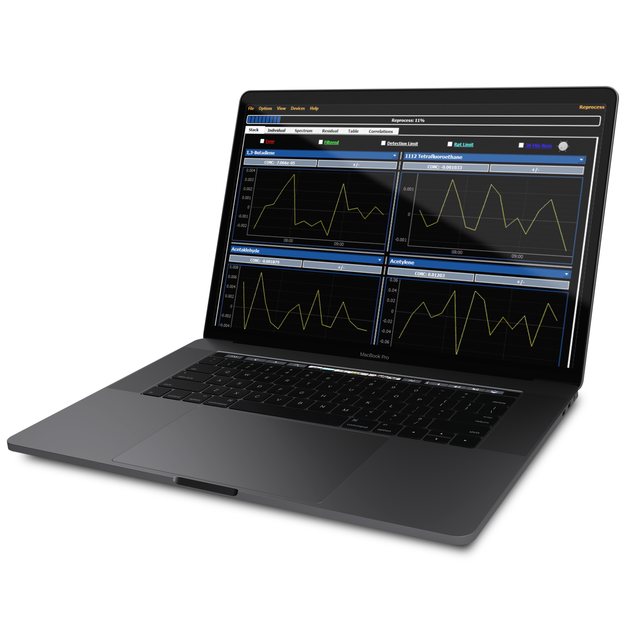 Spectrum Environmental Solutions Product - NuWave Spectroscopic Software